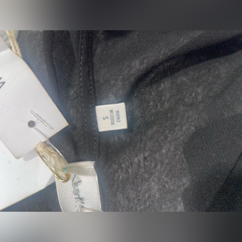 Aritzia Black Ruffle Detail Dress - Picture 5 of 6